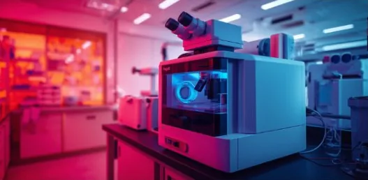 Mass spectrometer in a laboratory